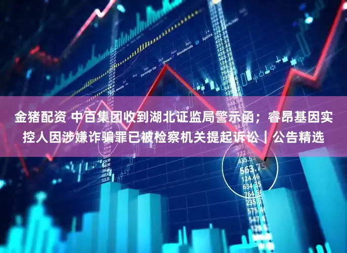 金猪配资 中百集团收到湖北证监局警示函；睿昂基因实控人因涉嫌诈骗罪已被检察机关提起诉讼｜公告精选